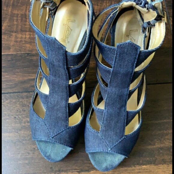Denim Heels - Picture 4 of 6